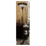 Regency Style Torchiere Lamp