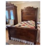 Ornate Wooden Bed