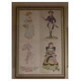 Framed Victorian Children