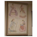 Framed Victorian Children