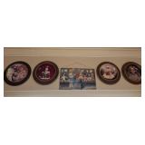 Framed Collectible Doll Plates