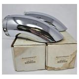 Pair of Chrome Slashcut Exhaust Tips