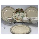 Fitz and Floyd Floral Plate, Lenox and Limoges