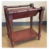 Wooden Book Shelf Table
