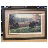 Ducks Unlimited "Turkey Ridge" Framed Picture