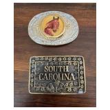 Solid Brass Belt Buckle by Heritage Mint