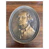 George Washington Solid Bronze Plaque