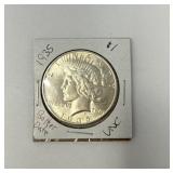 BU Better Date 1935 Peace Dollar