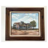 Bob Beck, Feed and Post Office, Oil on Canvas