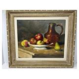 Oil on Canvas Still life by H. LeRand