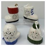 Twenty-Four Ceramic Light-Up Ornaments