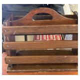 Wood Magazine Rack