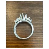 14K Gold Wedding Band Setting