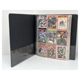 1989 Football Cards in Binder
