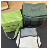 Three Insulated Cooler Bags