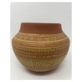 Signed Navaho Pottery Bowl