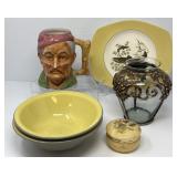 Toby Mug, Italy Trinket Dish, Norway Plate