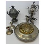 Knickerbocker Teapot Set, Quad Plate Urn and More