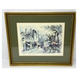 Place du Terte Paris Watercolor Print