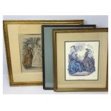 Three Fashion Plates
