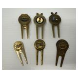 Brass Golf Divots