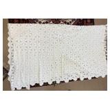 White Crochet Spread