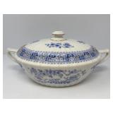West Germany Blue and White Tureen