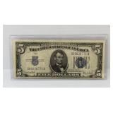 1934-D $5 Silver Certificate