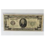1934-D $20 Federal Reserve Note