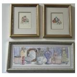 Three Pastel Prints