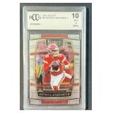 2021 Select Patrick Mahomes BCCG 10 crack in case