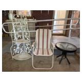 Metal Plant Stand , Outdoor Chair and Table