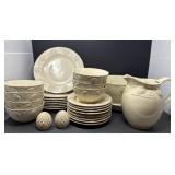 Pine Cone Embossed Dinnerware