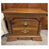 Traditional Style Bedside Table