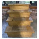 Tiered Wooden Plant Stand