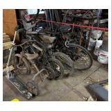 Trike, Bikes, and Scooter