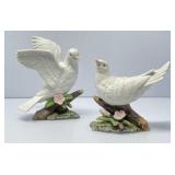 ï¿½Serene Doves'  Porcelain Figures