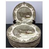 Johnson Bros. "Friendly Village" Plates