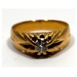 LAB Amethyst 925 Sterling Silver Victorian Antique Design Ring SZ 8.75 KN-4362