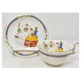HEATHCODE CHINA TEA CUP AND SAUCER