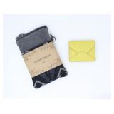 MANITOBAH SUEDE/WOOL BAG & BANANA REPUBLIC WALLET