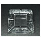 ETCHED GLASS ASH TRAY
