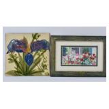 2 SIGNED DECORATIVE WALL HANGINGS