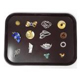 TRAY LOT OF ASSTD. BROOCHES