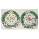 2 VICTORIA CARLSBAD PORCELAIN PLATES