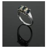 SILVERTONE COSTUME JEWELRY RING