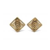 SILVER FILIGREE EARRINGS 6.22g