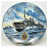 ROYAL CANADIAN ARMY 75TH ANN. COMMERATIVE PLATE
