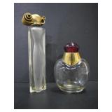 EMPTY GIVENCHY & CASSINI PERFUME BOTTLES
