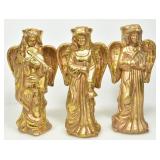 BOMBAY COMPANY ANGEL FIGURINE CANDLE HOLDERS